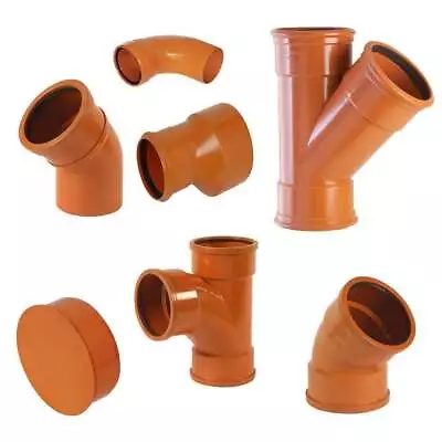 160mm Underground Drainage Pipes Fittings Junctions & Bends PN-EN 1401/UD • £26.39