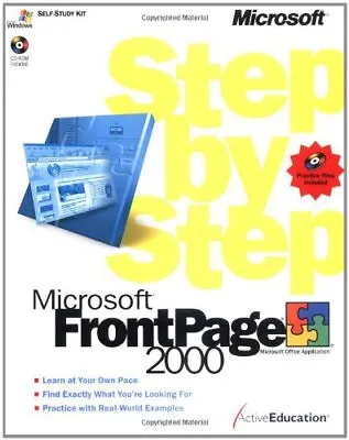 Microsoft FrontPage 2000 Step By Step (Step By Step (Microsoft)) • $11.18