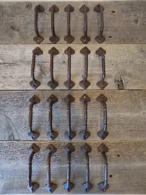 $36.99 • Buy 20 Cast Iron Handles Rustic Drawer Bin Pulls 5 1/4  Long Home Decor Kitchen 