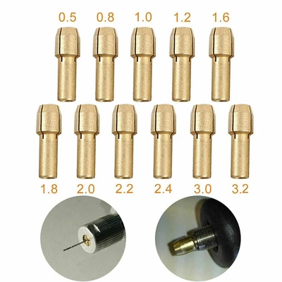 £3.78 • Buy Metal Drill Chuck Bass BrassDrill Chuck Collet Bit Gold High-quality Materials