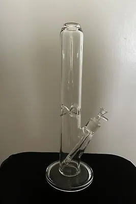 Hookah Water Pipe Straight Heavy Glass Bong 16”Glass 60.5mm • $90