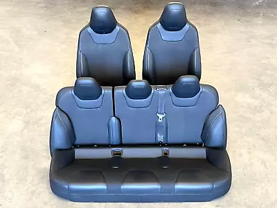 ⭐2012-2016 Tesla Model S Complete Full Seat Set Front & Rear Cloth Oem Lot2tp • $1799.10