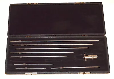 *Vintage* Starrett 124B Solid Rod Inside Micrometer Set W/ Wooden Case *Used*  • $139