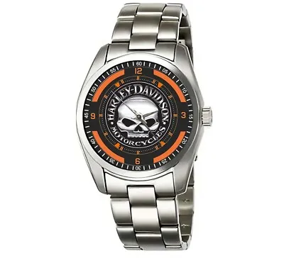 Limited..!! Harley Davidson Skull Motorcycle Sport Metal Watch • $16.77