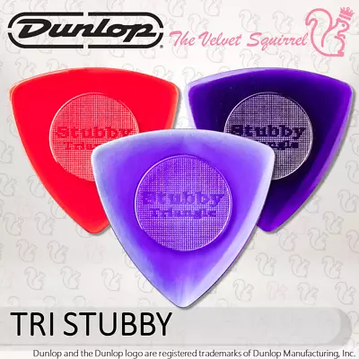 $12.59 • Buy 🐋 TRI STUBBY® Guitar Picks 🎸 Genuine Jim Dunlop® Plectrums 473R Mediator