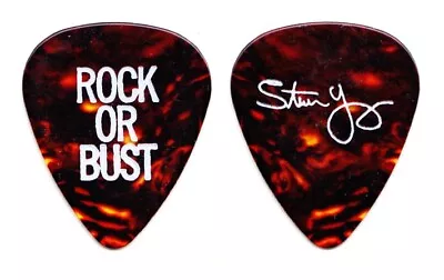 AC/DC Stevie Young Signature Faux Tortoise Guitar Pick - 2016 Rock Or Bust Tour • $29.99