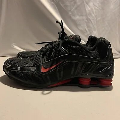 Nike Shox Turbo 3.2 SL Black Varsity Red‎ Shoes 455541-060 Mens Size 11 [I9] • $74.99