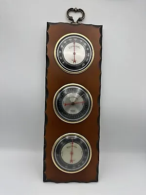 Vtg Mcm VERICHRON Weather Station Thermometer Barometer Hygrometer USA  #V46-075 • $45