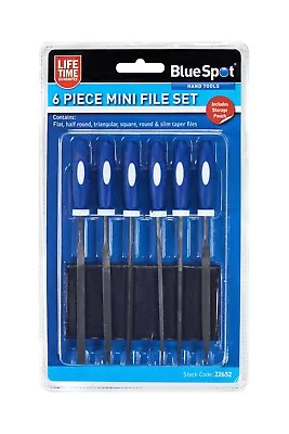 6 Pc Precision Micro Mini Needle File Files Set Jewellers Tool Metal Craf Pouch • £7.99