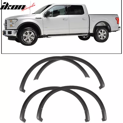 Fits 15-17 Ford F150 OE Factory Style Fender Flares 4Pc Smooth Black - PP • $99.99