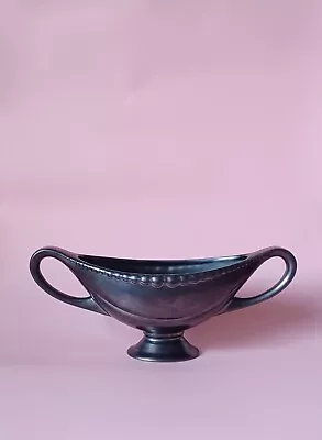 Dartmouth Pottery Mantle Vase Est 1950s Collectible Pewter Luster Wear Ceramic  • £34