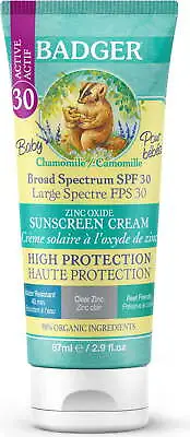 Badger Sunscreen Sunscreen Protection Factor 30 Baby Sunscreen • £43.13