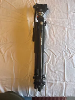 Manfrotto Tripod 055xprob  And Fluid Head Model 128rc • $145