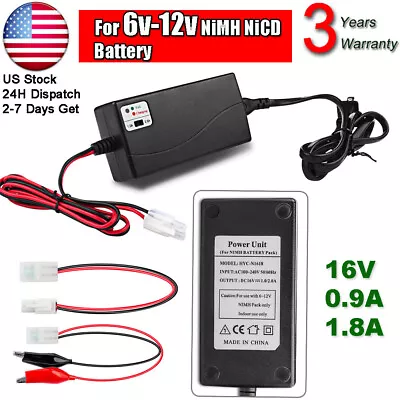 Charger For Ni-Cd NI-Mh Battery RC Battery Charger 6V 7.2V 8.4V 9.6V 10.8V 12V • $18.99