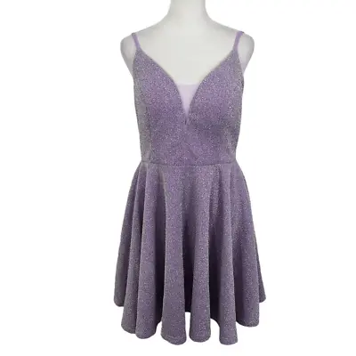 £19.66 • Buy Ever Pretty Light Purple Mini Prom Dress Size XL Homecoming Dress