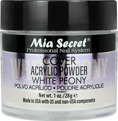 Mia Secret Acrylic Nail Powder Cover White Peony 1 Oz - USA • $9.75