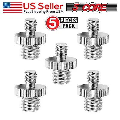 5 Pieces 1/4  Male To 3/8  Male Threaded Screw Converter Adapter For Camera Cage • $7.49
