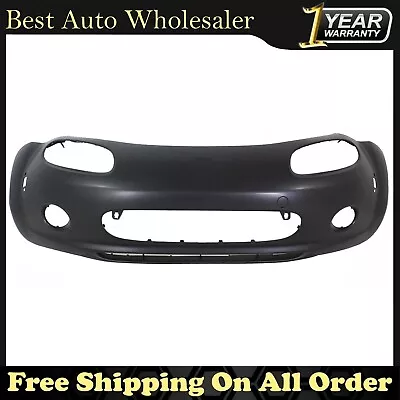 New Front Bumper Cover Primed W/ Fog Lamp Holes For 2006-2008 Mazda MX-5 Miata • $513.64