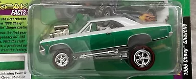 Johnny Lightning Street Freaks Zingers 1966 Chevy Chevelle White Lightning Nip • $29.99