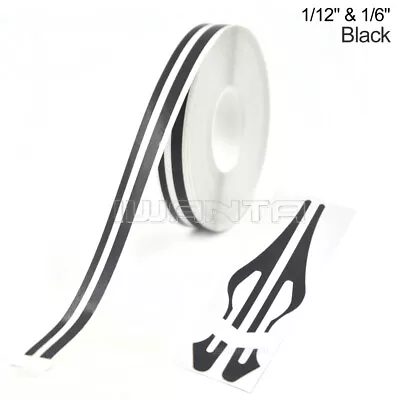 1/12  & 1/6  Pinstriping Pin Stripe DIY Line Roll Vinyl Tape Decal Car Sticker • $7.28