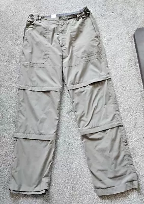 Peter Storm Mens Walking Hiking Trousers. Double Zip Off Legs 34w 32L • £7.99