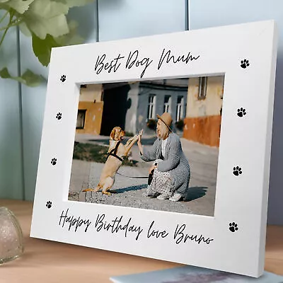 Personalised Mum Birthday Gift From Dog 7x5 Mum Photo Frame Dog Mum Gifts • £8.99