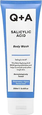 Q+A Salicylic Acid Body Wash For Invigorating Body Care Gel-based Shower Produc • £9.84