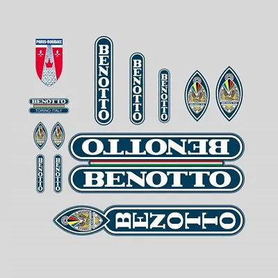 Benotto Paris-Roubaix Bicycle Frame Decals - Stickers N.200 • $72.50