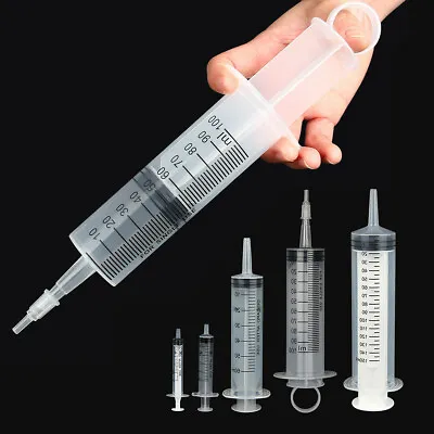 2ml 5ml 50ml 60ml 100ml 150ml Measuring Nutrient Resuable Hydroponics Syringe • $10.99
