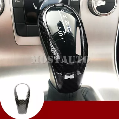 For Volvo V40 Carbon Fiber Center Console Gear Shift Knob Cover Trim 2012-2019 • $37.98