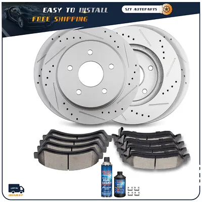 Front Rear Ceramic Pads And Brake Rotors Disc Vented For 1998-2004 Chevrolet S10 • $170.96