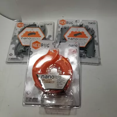 $49.99 • Buy HEXBUG Nano Construction Habitat Bridge And Spiral Lot Of 3 New In Package