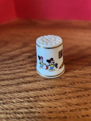 $9.99 • Buy Mickey Mouse Disney Porcelain Thimble - New