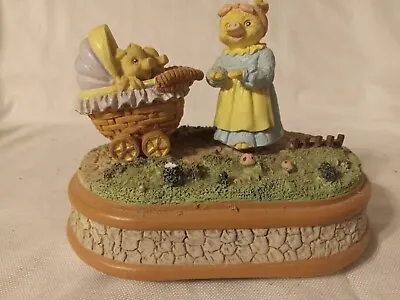$5.99 • Buy Cottage Core Music Box You Are My Sunshine  Wind Up Tested Pig Baby Country