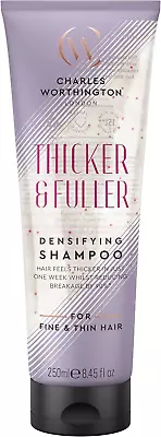 Charles Worthington Thicker And Fuller Shampoo Purple 250 Ml Pack Of 1 • £7.87