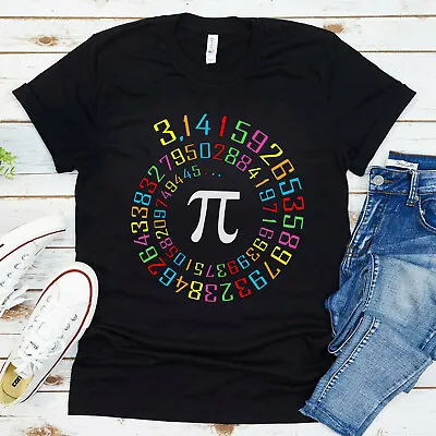 Kids Boys Colorful Maths Day T Shirt Number Symbols Pi Day School Top Tee Gift • £8.99