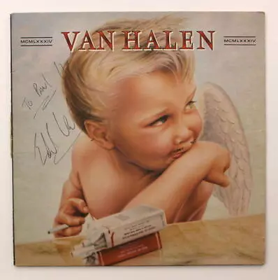Eddie Van Halen Signed Autograph Album Vinyl Record - Van Halen 1984 W/ JSA COA • $2499.95