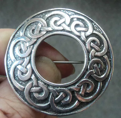 £78.99 • Buy Attractive Stg. Silver Scottish Iona Celtic Brooch John Hart 1961 + 1962 + 1970 