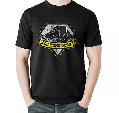 Metal Gear Video Game Diamond Dogs Foxhound Venom Snake Black T-shirt Size S-5XL • $25.50