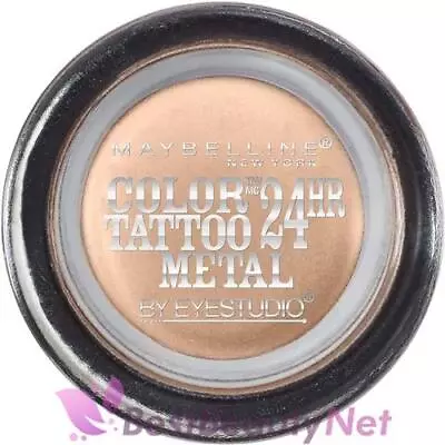Maybelline Color Tattoo Metal 24 Hour Cream Eyeshadow 70 Barely Branded • $8.95