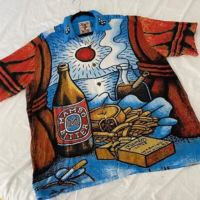 Vintage MAMBO Loud Reg Mombasa Beer Bong Shirt L • $259