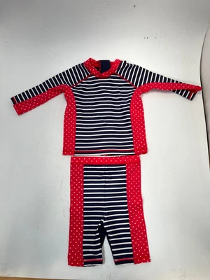 £3.99 • Buy Cherry Babies Multi Striped 2 Piece Swimming Set Size 0-3 Months #RS