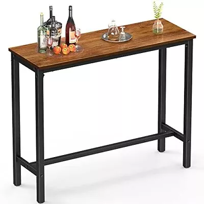 Mr IRONSTONE Bar Table 39  Pub Table High Top Table Rectangular Bar Height T... • $146.22