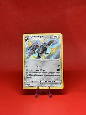 Corviknight - SV089/SV122 Shining Fates SHINY Holo Rare Pokemon - NM/MINT • $2