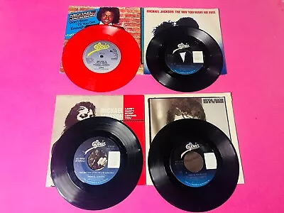 Michael Jackson Vinyl Lot 45rpm 7” With Picture Sleeves VG++ Red Don’t Stop • $59.99