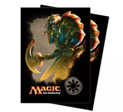 80ct Ajani Light Symbol-Art Deck Protector Card Sleeves MTG Ultra Pro 66 X 91mm • $11.95