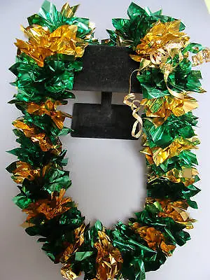 $26.45 • Buy Hawaiian Style Penny Money Lei Green Gold Mylar Gift