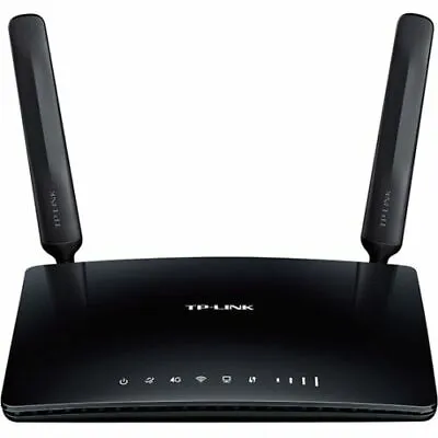£68 • Buy TP-LINK TL-MR6400 300mbps SIM Unlocked Wireless LTE Router - Black