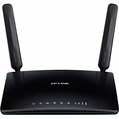 £68 • Buy TP-LINK TL-MR6400 300mbps SIM Unlocked Wireless LTE Router - Black