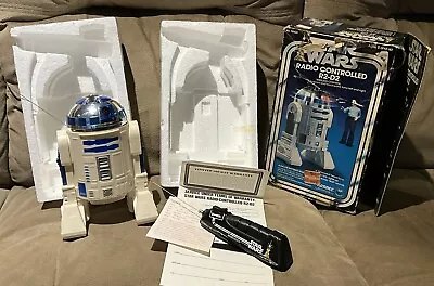 Vintage 1977 Kenner Star Wars Radio Controlled R2-D2 W/ Remote Complete In Box • $125